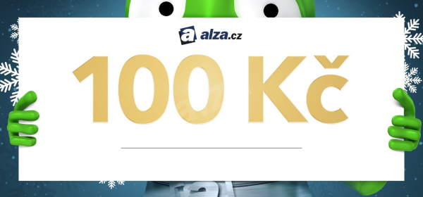 Elektronický dárkový poukaz Alza.cz na nákup zboží v hodnotě 100 Kč
